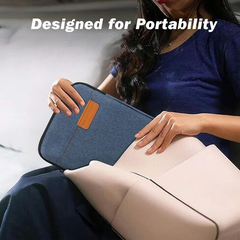 6-7 Inch Protective Sleeve Carrying Case Fits All-New 6" Kindle 11th Gen 2022, Kindle 10th/8th Gen 2019/2016, 6.8" Kindle Paperwhite 11th 2021/10th Gen 2018, Kindle Oasis E-Reader, Light Blue in Saudi Arabia