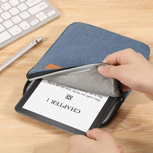 6-7 Inch Protective Sleeve Carrying Case Fits All-New 6" Kindle 11th Gen 2022, Kindle 10th/8th Gen 2019/2016, 6.8" Kindle Paperwhite 11th 2021/10th Gen 2018, Kindle Oasis E-Reader, Light Blue in Saudi Arabia