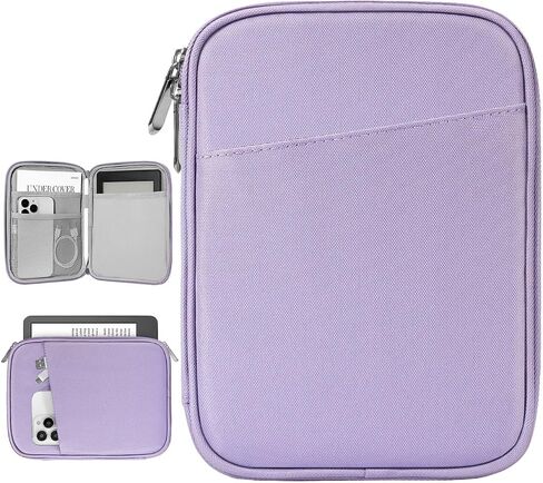 6-7 Inch Sleeve Case for Kindle and eReader, Raspberry | Protective Carrying Case for 7" Kindle Paperwhite & Kindle Colorsoft, 6" Kindle, 6" Kobo Clara BW/Colour, Kobo Libra Colour in Kuwait