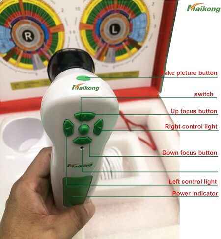 كاميرا آيريدولوجي بدقة عالية 12 ميجابكسل بتقنية يو إس بي آيريسكوب مع عدسة قزحية عالية الدقة 12 ميجابكسل وبرمجيات تحليل خالية من السائقين (النسخة الإنجليزية والإسبانية) in Kuwait