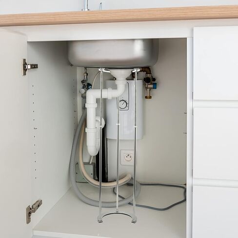 دعامات دعم لاصلاح الحوض من اسفل الحامل - ادوات تثبيت الحوض من الستانلس ستيل مع دعم قابل للتعديل (15.7-27.5 انش) in Kuwait