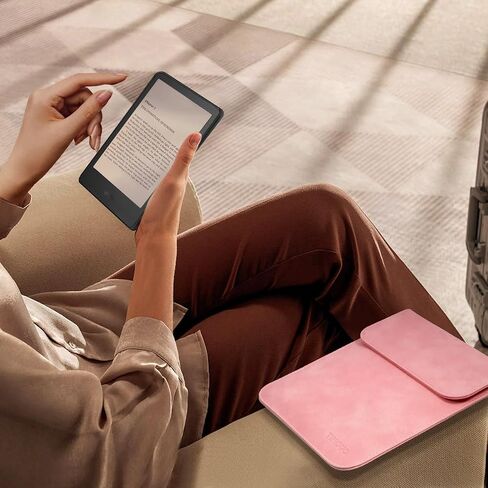 TiMOVO 6 Inch Sleeve for All-New Kindle 2022/Kindle 2019/Kindle Paperwhite 6.8 Inch/Kindle Voyage/Kindle (8th Gen, 2016)/Kindle Touch/Kindle 4/5, Protective Pouch Bag Case Cover, Apricot in Saudi Arabia