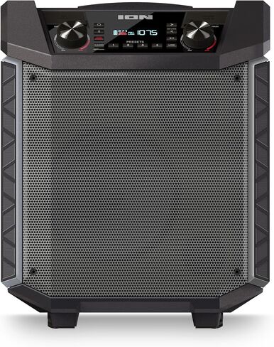 ION Audio Block Rocker - Portable Bluetooth Outdoor Party Speaker with Karaoke Microphone, Battery, 4 Speakers, Radio, USB Port, App, Water-Resistant, 120W in Kuwait