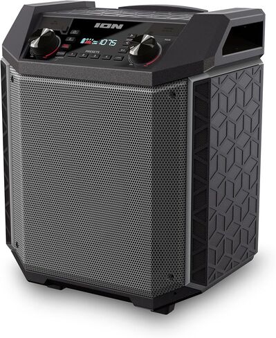 ION Audio Block Rocker - Portable Bluetooth Outdoor Party Speaker with Karaoke Microphone, Battery, 4 Speakers, Radio, USB Port, App, Water-Resistant, 120W in Kuwait