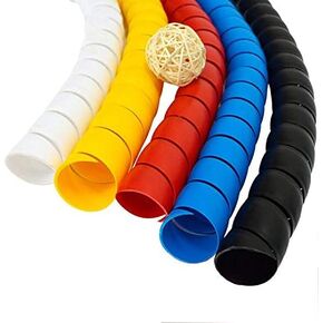 Dog and Cat Cord Protector 32.8ft Wire Protector Sleeve Covers for Cord Protects Your Pets from Chewing Through Insulated Cables 5 PCS/Pack 32.8ft in Total 10mm Width by FUNZON