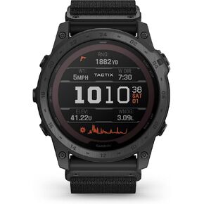 Garmin tactix 7, Pro Ballistics Edition, Ruggedly Built Tactical GPS Watch with Solar Charging Capabilities, Applied Ballistics and Nylon Band in Kuwait