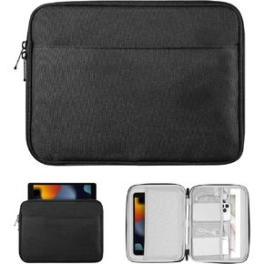 TiMOVO 9-11 Inch Tablet Sleeve Bag for iPad 10th Gen. 10.9", iPad 9th/8th/7th Gen. 10.2", iPad Air 11/Air 5th/4th Gen. 10.9",Galaxy Tab A9+/A9 Plus 11", Carrying Case with Pocket,Pink