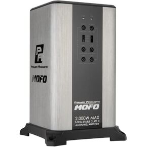 Power Acoustik MOFO4-2KD | 4 Channel Class D Car Amplifier, 2,000 Watts Max Power, 300 Watts RMS Bridged 4 Ohms Car Amp