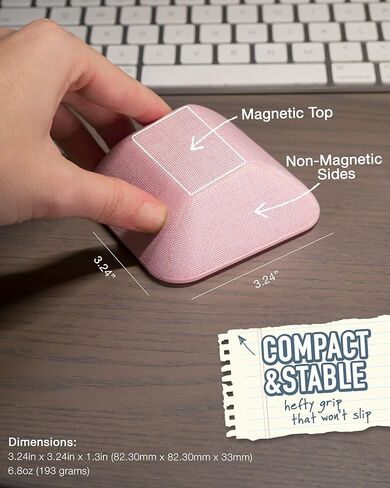 حامل سلك مغناطيسي ذكي - منظم كابلات مع مشابك مغناطيسية لإدارة الشاحن على سطح المكتب أو المنضدة أو الطاولة الجانبية - رقم 2 قلم رصاص رمادي in Kuwait