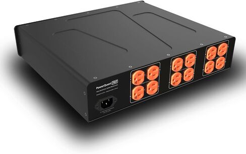 AudioQuest - مكيف الطاقة PowerQuest 707 عالي الأداء مع 12 منفذ تيار متردد، وكابل طاقة تيار متردد قابل للفصل بطول 2 متر، وأذنين حامل 2RU. مثالي للتلفزيون، ومستقبل AV، وXbox، وPlaystation، وSoundbar in Saudi Arabia