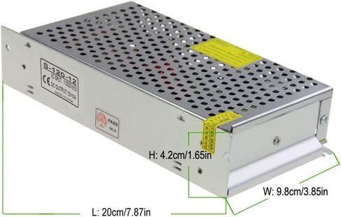 ALITOVE AC 110V/220V to DC 12V 30A 360W Universal Regulated Switching Power Supply Transformer Adapter LED Driver for LED Strip, CCTV Camera System, Radio in Kuwait