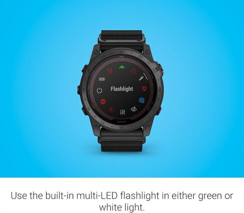 Garmin tactix 7, Pro Ballistics Edition, Ruggedly Built Tactical GPS Watch with Solar Charging Capabilities, Applied Ballistics and Nylon Band in Kuwait
