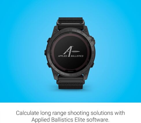Garmin tactix 7, Pro Ballistics Edition, Ruggedly Built Tactical GPS Watch with Solar Charging Capabilities, Applied Ballistics and Nylon Band in Kuwait