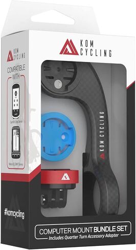 KOM Cycling CM06 حامل كمبيوتر GoPro سريع الإصدار لأجهزة الكمبيوتر Wahoo وGarmin Bike (حامل الدراجة متوافق مع Edge 1030 وElemnt Roam وغيرها) 1030 حامل دراجة متوافق مع ملحقات GoPro in Saudi Arabia