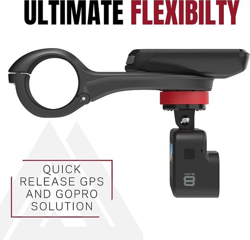 KOM Cycling CM06 حامل كمبيوتر GoPro سريع الإصدار لأجهزة الكمبيوتر Wahoo وGarmin Bike (حامل الدراجة متوافق مع Edge 1030 وElemnt Roam وغيرها) 1030 حامل دراجة متوافق مع ملحقات GoPro in Saudi Arabia