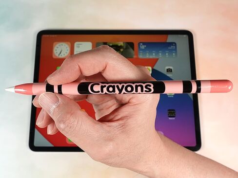 غلاف من الفينيل بتصميم أسود من Crayons لقلم Apple الجيل الثاني فقط، AP2-C-01 (تتضمن وحدتان، أقلام تلوين سوداء) in Kuwait