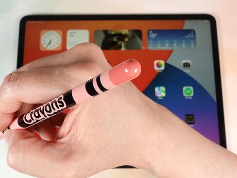 غلاف من الفينيل بتصميم أسود من Crayons لقلم Apple الجيل الثاني فقط، AP2-C-01 (تتضمن وحدتان، أقلام تلوين سوداء) in Kuwait