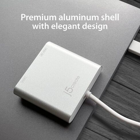 j5create USB to HDMI Adapter - Dual HDMI USB 3.0 Multi-Monitor Cable | 4K + 1080p | Compatible with Windows and macOS (JUA365) in Saudi Arabia