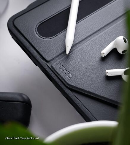 ZUGU CASE for iPad Pro 11 1st/2nd/3rd/4th Generation 2018/20/21/22 [Black] | Ultra Slim Protective Cover, Apple Pencil Holder w/Charging, Convenient 8-Angle Magnetic Stand, Auto Sleep/Wake Function in Kuwait