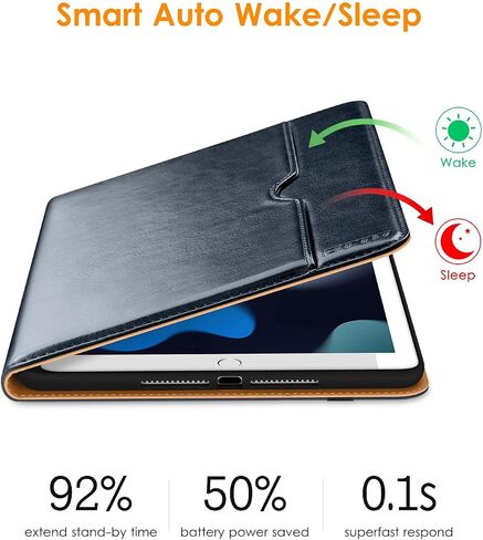 DTTO for iPad 9th/8th/7th Gen Case 10.2 Inch (2021/2020/2019), Brown in Kuwait