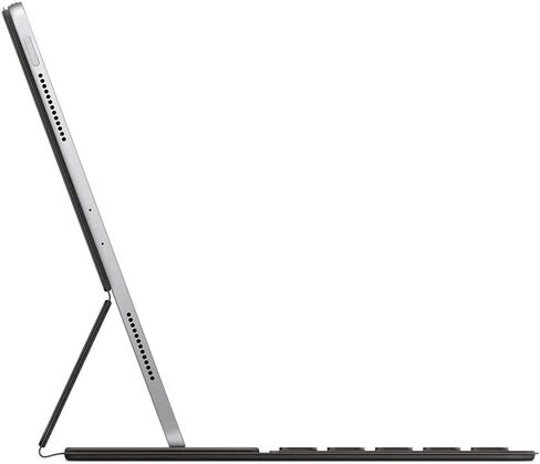 حافظة لوحة مفاتيح Apple الذكية: حافظة لوحة مفاتيح iPad Pro مقاس 11 بوصة (الجيل الأول والثاني والثالث والرابع) وiPad Air (الجيل الرابع والخامس)، زاويتان للرؤية، حماية أمامية وخلفية، الإنجليزية الأمريكية - أسود in Saudi Arabia