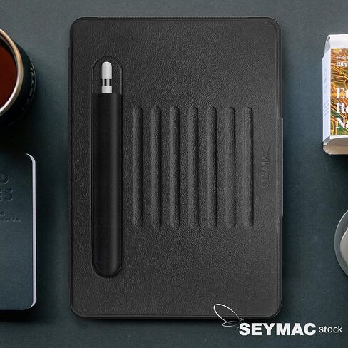 SEYMAC stock Case for iPad (A16) 11th/10th Generation 11/10.9'', Full-Body Drop Protection,[Stitched Slim Pencil Sleeve],Strong Magnetic Auto Sleep Case, Absorbing Multi-Angles Stand, Card Slot- Black in Kuwait