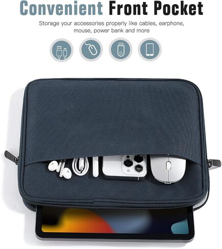 TiMOVO 9-11" Tablet Sleeve with Pocket for iPad A16 Tab, Pink in Kuwait