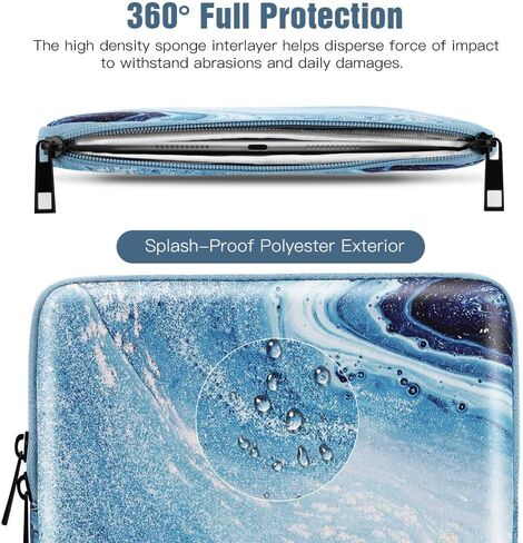 TiMOVO 8-9 Inch Tablet Sleeve Case for iPad Mini 6, iPad Mini 5/4/3/2/1, Galaxy Tab A7 Lite 8.7/Tab A 8.0/Tab A 8.4, Fire HD 8 & 8 Plus 2020, Portable Protective Bag with Pockets, Space Gray in Saudi Arabia