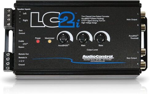 محول AudioControl LC2i ثنائي القناة مع AccuBASS والتحكم في مضخم الصوت in Kuwait