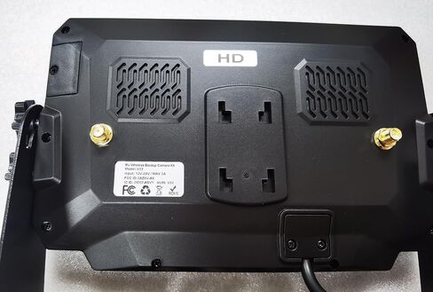 RV Trailer Backup Camera Wireless 2-Cameras: Easy Setup Plug and Play for Furrion Pre-Wired System Recording 7" Touch Key Monitor HD 1080P Truck Camper Fifth Wheel Rear View Cam 4-Channel DoHonest V23 in Kuwait