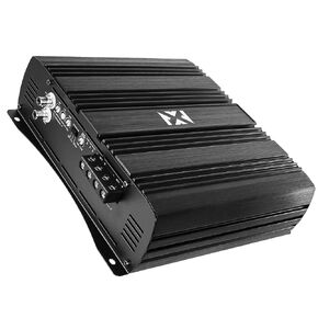 NVX XAD14 3000W RMS 1-OHM Stable Full Bridge Class D High Power Competition Monoblock Car Audio MOSFET Amplifier with Remote Subwoofer Level Control