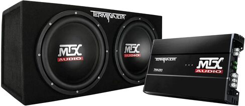 BOSS Audio Systems MTX TNP212D2 12 Inch 1200W Dual Car Subwoofer Audio, Sub Box, and Amplifier Bundle KIT2 Amplifier Installation Wiring Kit in Saudi Arabia