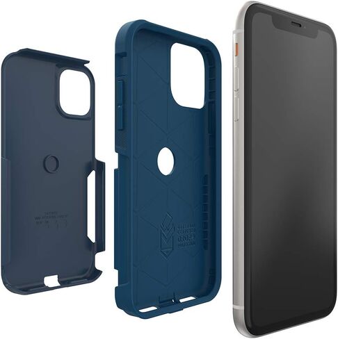 حافظة OtterBox iPhone 11 Commuter Series - سوداء، رفيعة وقوية، صديقة للجيب، مع حماية للمنافذ in Kuwait