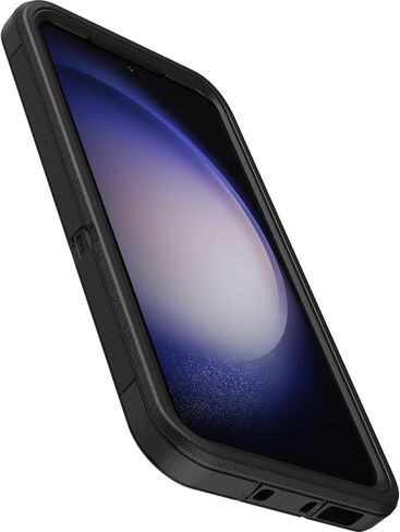 OtterBox Galaxy S23 (Only) - Defender Series Case - Black, Rugged & Durable - with Port Protection - Includes Holster Clip Kickstand - Microbial Defense Protection - Non-Retail Packaging in Saudi Arabia