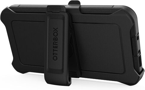 OtterBox Galaxy S23 (Only) - Defender Series Case - Black, Rugged & Durable - with Port Protection - Includes Holster Clip Kickstand - Microbial Defense Protection - Non-Retail Packaging in Saudi Arabia