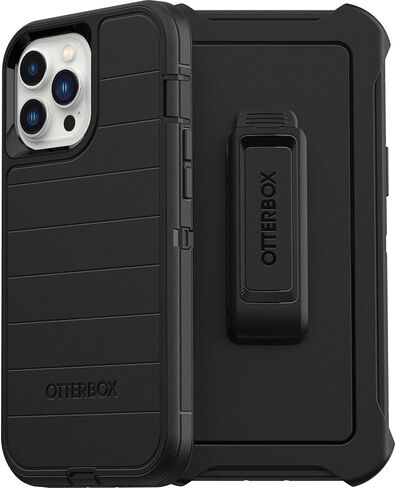 حافظة OtterBox Defender Series SCREENLESS Edition لهاتف iPhone 12 Pro Max - أزرق فارسيتي (ديزرت سيج/دريس بلو) in Kuwait