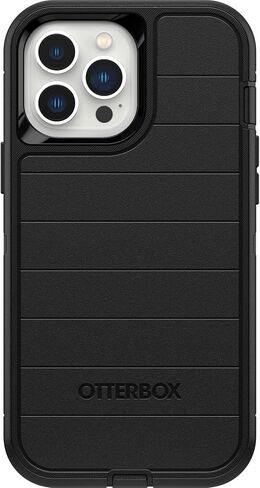 حافظة OtterBox Defender Series SCREENLESS Edition لهاتف iPhone 12 Pro Max - أزرق فارسيتي (ديزرت سيج/دريس بلو) in Kuwait