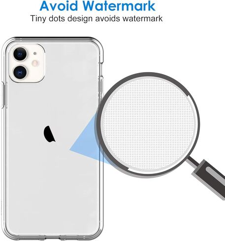 حافظة JETech لهاتف iPhone 11 مقاس 6.1 بوصة، غطاء ممتص للصدمات غير أصفر اللون، ظهر شفاف مضاد للخدش (شفاف) in Kuwait