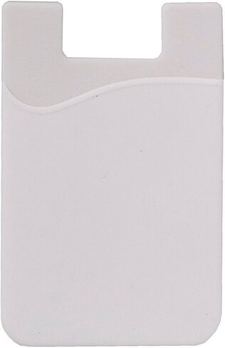 YWXTW Cell Phone Wallet, Silicone 3M Adhesive Stick-on Wallet for Card | 3 Pack White, Ultra-Slim Id Holder Wallet for Credit, Pouch Sleeve Pocket for Smartphones (iPhone/Android/Samsung Galaxy) in Kuwait