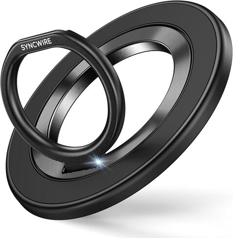 SYNCWIRE Magnetic Phone Ring Holder Grips (Titanium Black) in Kuwait