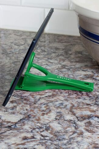 Cestari Recipe Holder Stand for Smartphones and Tablets, Keep Your Phone, Kindle, or iPad Convenient While Cooking - Original Kitchen Gadget Phone and Tablet Stand in Saudi Arabia