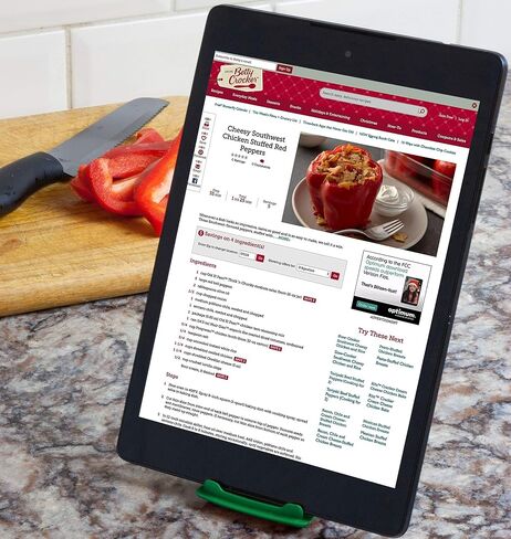 Cestari Recipe Holder Stand for Smartphones and Tablets, Keep Your Phone, Kindle, or iPad Convenient While Cooking - Original Kitchen Gadget Phone and Tablet Stand in Saudi Arabia