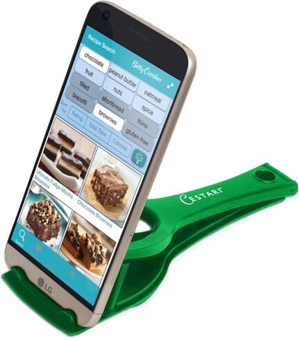 Cestari Recipe Holder Stand for Smartphones and Tablets, Keep Your Phone, Kindle, or iPad Convenient While Cooking - Original Kitchen Gadget Phone and Tablet Stand in Saudi Arabia