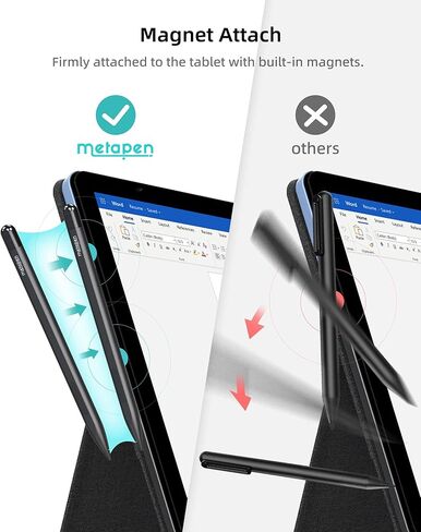 Metapen Stylus Pen M1 for Microsoft Surface (75-Day Battery Life,Smooth Writing),Work for Surface Pro X/9/8/7/6/5/4/3,Surface Go 3/Book 3/Laptop 4/Studio 2,ASUS VivoBook Flip 14 for Students&Doers in Kuwait