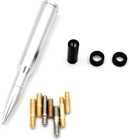 Chrome Stubby Antenna mast 50 Cal Fit for car Track Antenna Delete Replacement, Ford F150 F250 F350 RAM 1500 2500 GMC Denali Chevy Pick-up in Kuwait