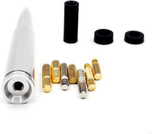 Chrome Stubby Antenna mast 50 Cal Fit for car Track Antenna Delete Replacement, Ford F150 F250 F350 RAM 1500 2500 GMC Denali Chevy Pick-up in Kuwait