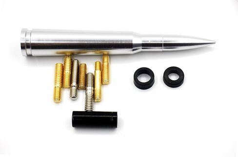 Chrome Stubby Antenna mast 50 Cal Fit for car Track Antenna Delete Replacement, Ford F150 F250 F350 RAM 1500 2500 GMC Denali Chevy Pick-up in Kuwait