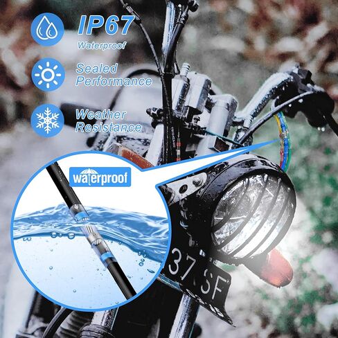Kuject 120PCS Solder Seal Wire Connectors, Self-Solder Heat Shrink Butt Connector Solder Sleeve Waterproof Insulated Electrical Butt Splice Wire Terminals for Marine Automotive Boat Truck Wire Joint in Kuwait