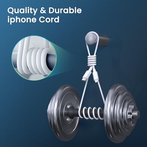 شاحن سريع iPhone 14 13 12 【معتمد من Apple MFi】 شاحن حائط USB C بقدرة 20 وات PD مكون من قطعتين (6&10 قدم) محول شحن سريع متوافق مع iPhone 14 Pro Max/13 Pro Max/12 Pro Max/11 Pro Max/XS/XR in Kuwait