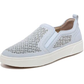 Vionic Women's Sneaker Kimmie Perf- Comfortable Slip Ons That Includes a Built-in Arch Support Insole That Helps Correct Pronation and Alleviate Heel Pain Caused by Plantar Fasciitis, Medium Width